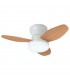 Ventilador Taurus DC Blanco 48W 4800Lm 3 Aspas Haya CCT