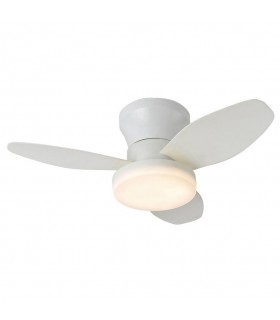 Ventilador Taurus DC Blanco 48W 4800Lm 3 Aspas Blanco CCT