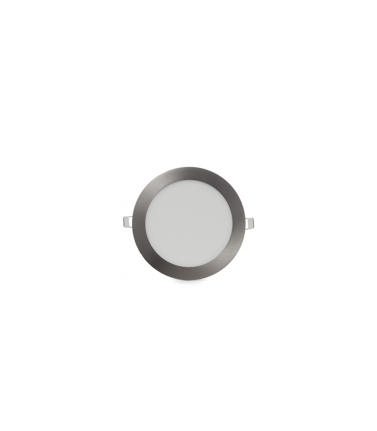 Downlight LED 20W 2.000Lm 120º IP40 Redondo Niquel Satín