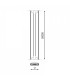 Tira Flexible Led COB 15W RGB 576Led/m IP65 DC24V -5 Metros-