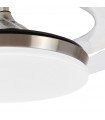 Ventilador LED Isabella-L APP DC 72W 4 aspas 8000Lm Niquel CCT