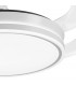 Ventilador LED Ambra-L APP DC 72W 4 aspas 8000Lm Blanco CCT