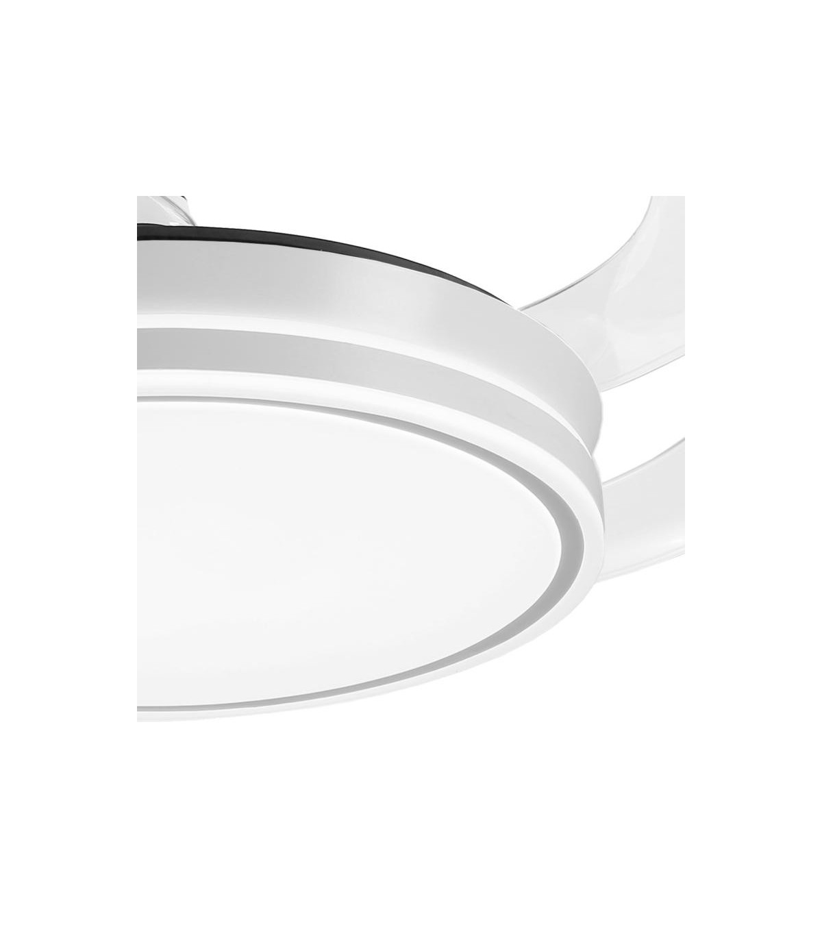 Ventilador LED Ambra-L APP DC 72W 4 aspas 8000Lm Blanco CCT