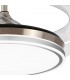 Ventilador LED STELLA-L APP DC 72W 4 aspas 8000Lm Niquel CCT