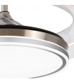Ventilador LED STELLA-L APP DC 72W 4 aspas 8000Lm Niquel CCT