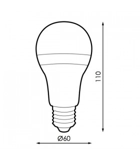 Bombilla LED 10W 830Lm 240º E27 IP20 