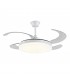 Ventilador LED Isabella-XL APP DC 72W 4 aspas 8000Lm Blanco CCT