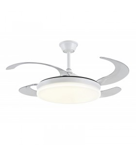 Ventilador LED Isabella-XL APP DC 72W 4 aspas 8000Lm Blanco CCT