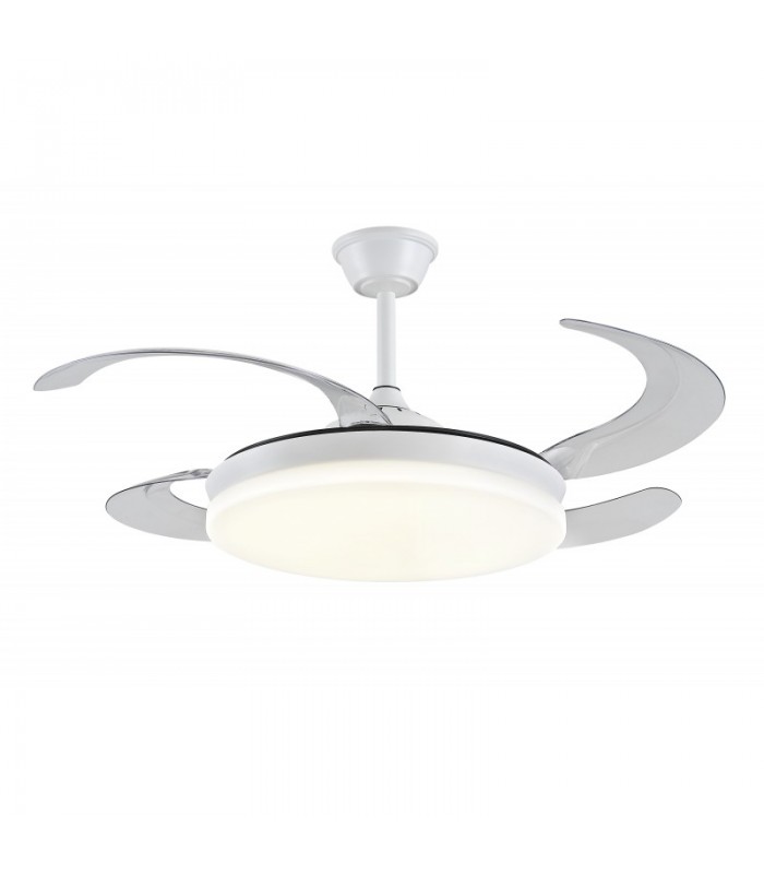 Ventilador LED Isabella-XL APP DC 72W 4 aspas 8000Lm Blanco CCT