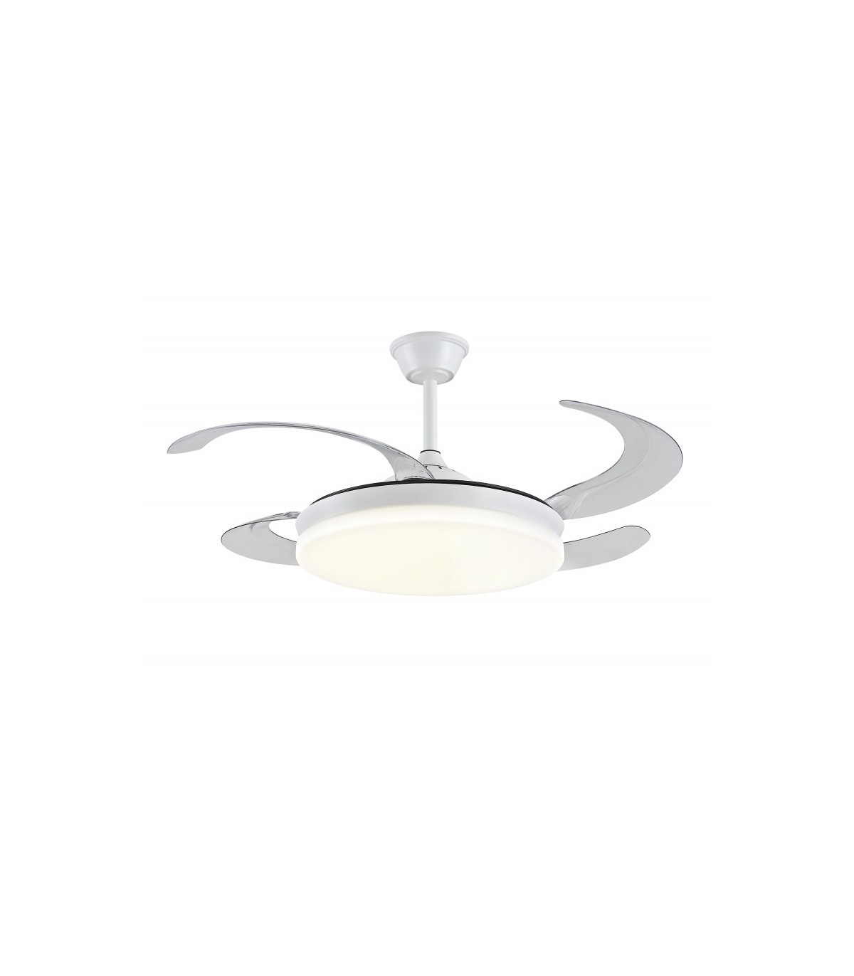Ventilador LED Isabella-XL APP DC 72W 4 aspas 8000Lm Blanco CCT