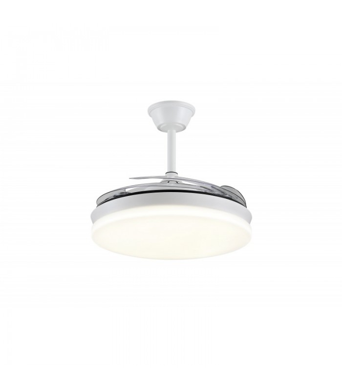Ventilador LED Isabella-XL APP DC 72W 4 aspas 8000Lm Blanco CCT