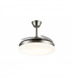 Ventilador LED Isabella-XL APP DC 72W 4 aspas 8000Lm Niquel CCT