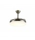 Ventilador LED Isabella-XL APP DC 72W 4 aspas 8000Lm Cuero CCT
