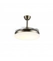 Ventilador LED Isabella-XL APP DC 72W 4 aspas 8000Lm Cuero CCT