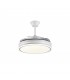 Ventilador LED Ambra-XL APP DC 72W 4 aspas 8000Lm Blanco CCT