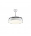 Ventilador LED Ambra-XL APP DC 72W 4 aspas 8000Lm Blanco CCT