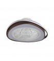 Ventilador Geneva AC APP 70W 3454Lm 5 Aspas Marrón CCT