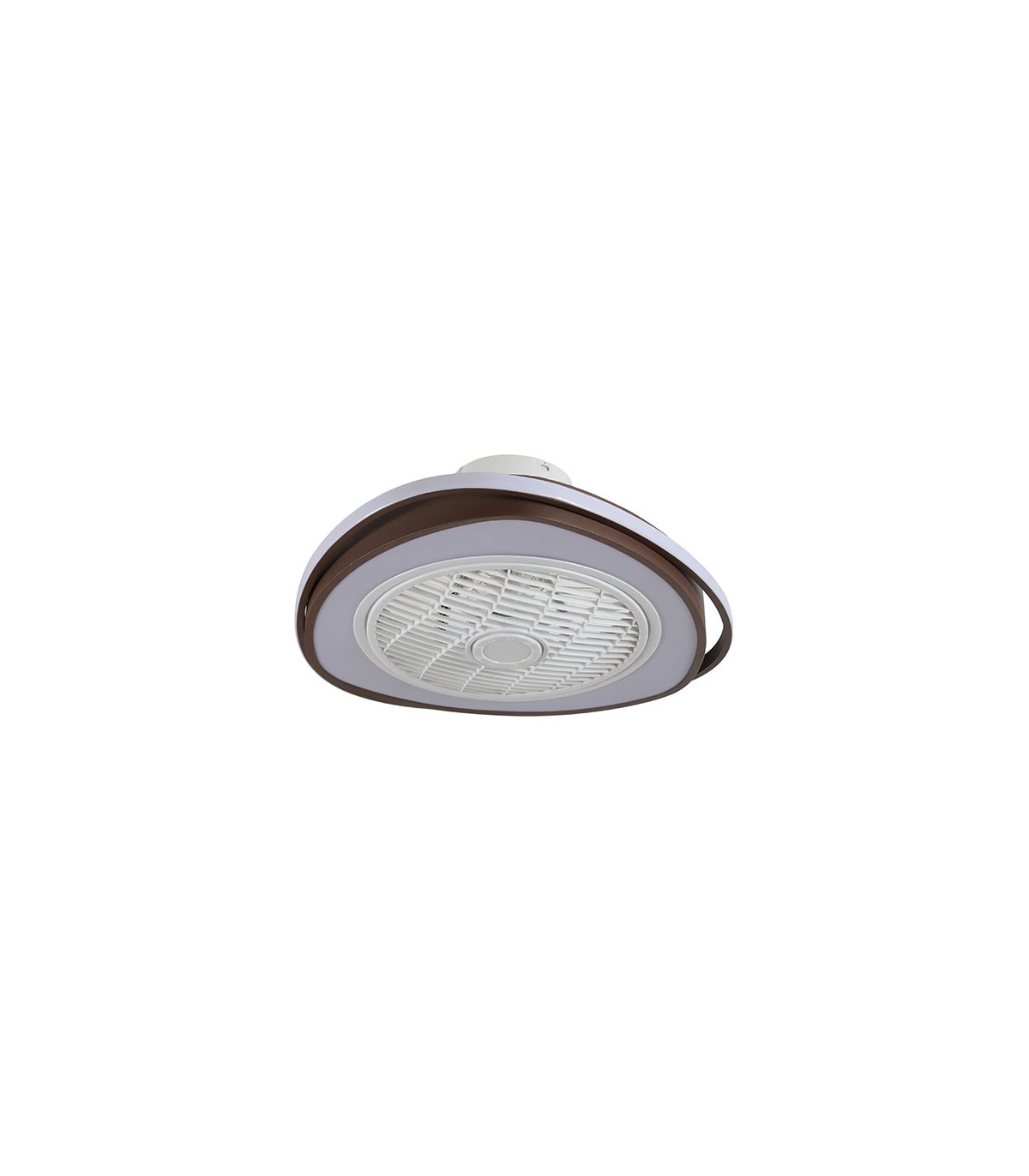 Ventilador Geneva AC APP 70W 3454Lm 5 Aspas Marrón CCT