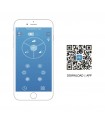 Ventilador Geneva AC APP 70W 3454Lm 5 Aspas Marrón CCT