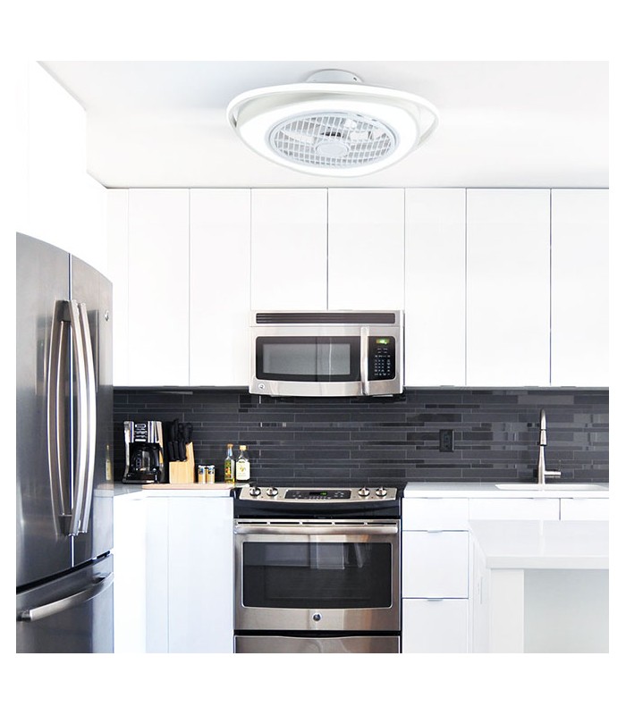 Ventilador Geneva AC APP 70W 3454Lm 5 Aspas Blanco CCT