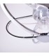 Ventilador Jura AC APP 74W 5260Lm 5 Aspas Cromo CCT