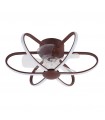 Ventilador Jura AC APP 74W 5260Lm 5 Aspas Marrón CCT