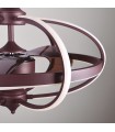 Ventilador Imbat DC 52W 3500Lm 3 Aspas Marrón CCT