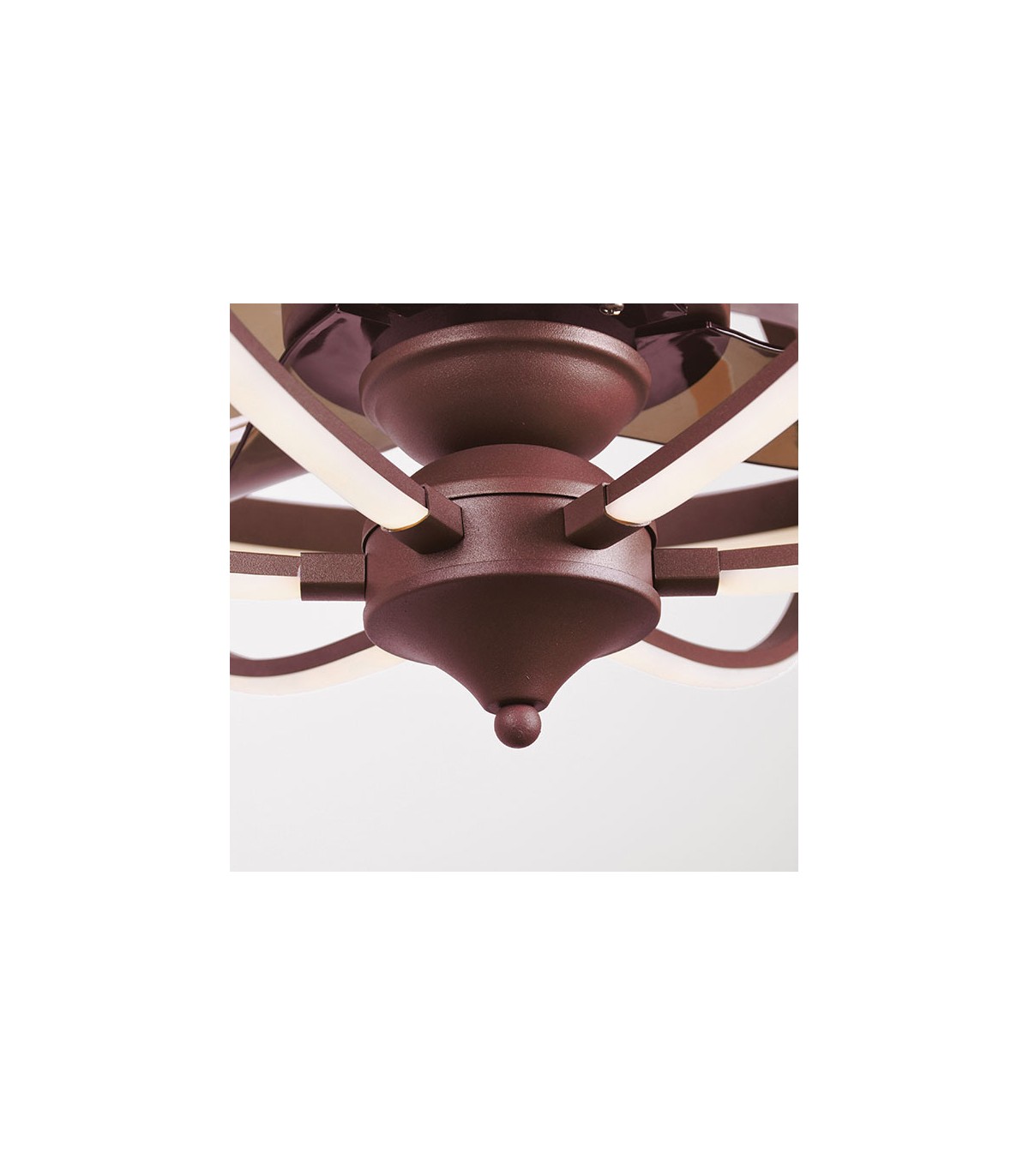 Ventilador Imbat DC 52W 3500Lm 3 Aspas Marrón CCT