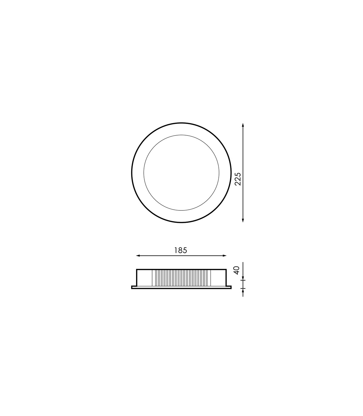 Downlight Led PRO LASS 50W 5000LM 120º IP20