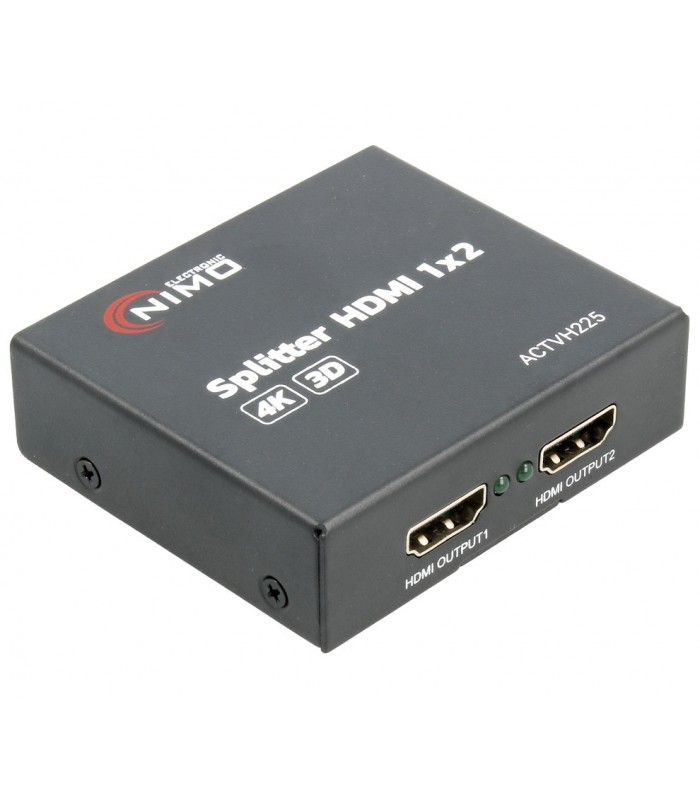 Repartidor activo de señal HDMI splitter 4K 3D 2 Salidas