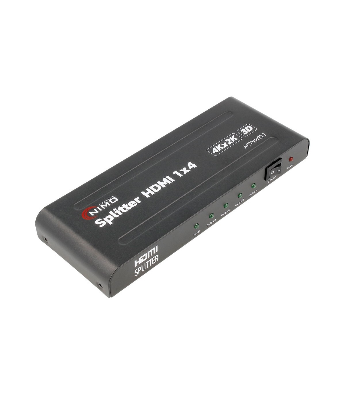 Repartidor activo de señal HDMI splitter 4K 3D 4 Salidas