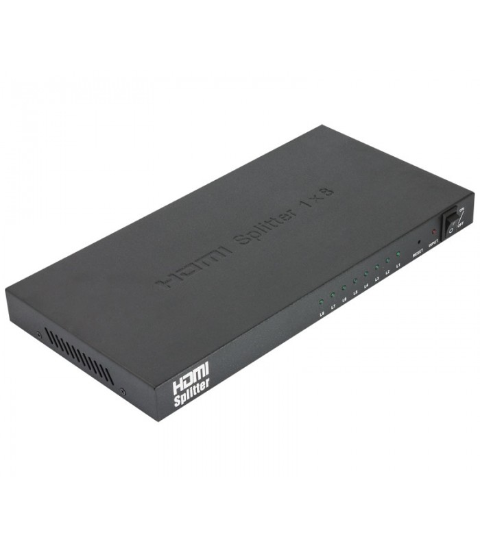 Repartidor activo de señal HDMI splitter 4K 3D 8 Salidas