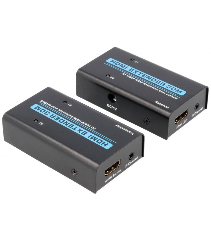 Prolongador activo de HDMI por RJ45 30 Metros