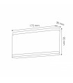 Aplique de Pared Led NIAN 10W 920Lm IP54