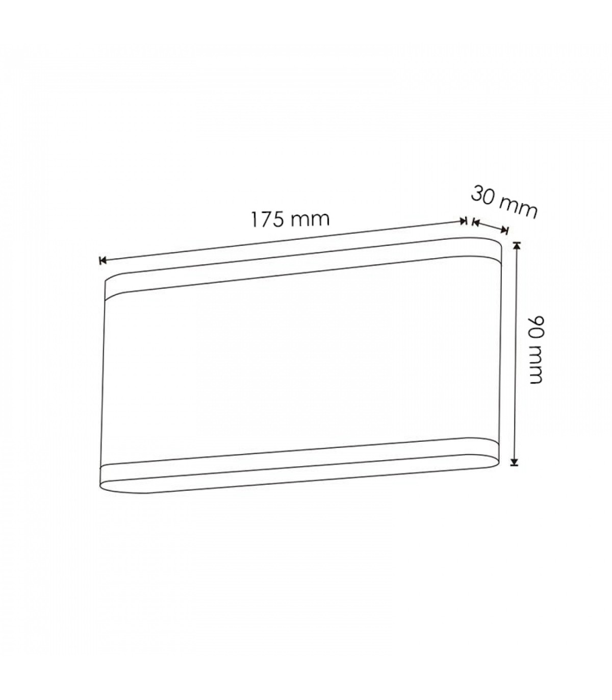 Aplique de Pared Led NIAN 10W 920Lm IP54