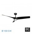 Ventilador Niger DC Negro 22W 2180Lm 3 Aspas Negro CCT