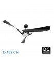 Ventilador de Techo TARENTO DC Negro 24W 2424Lm 3 Aspas Negro CCT