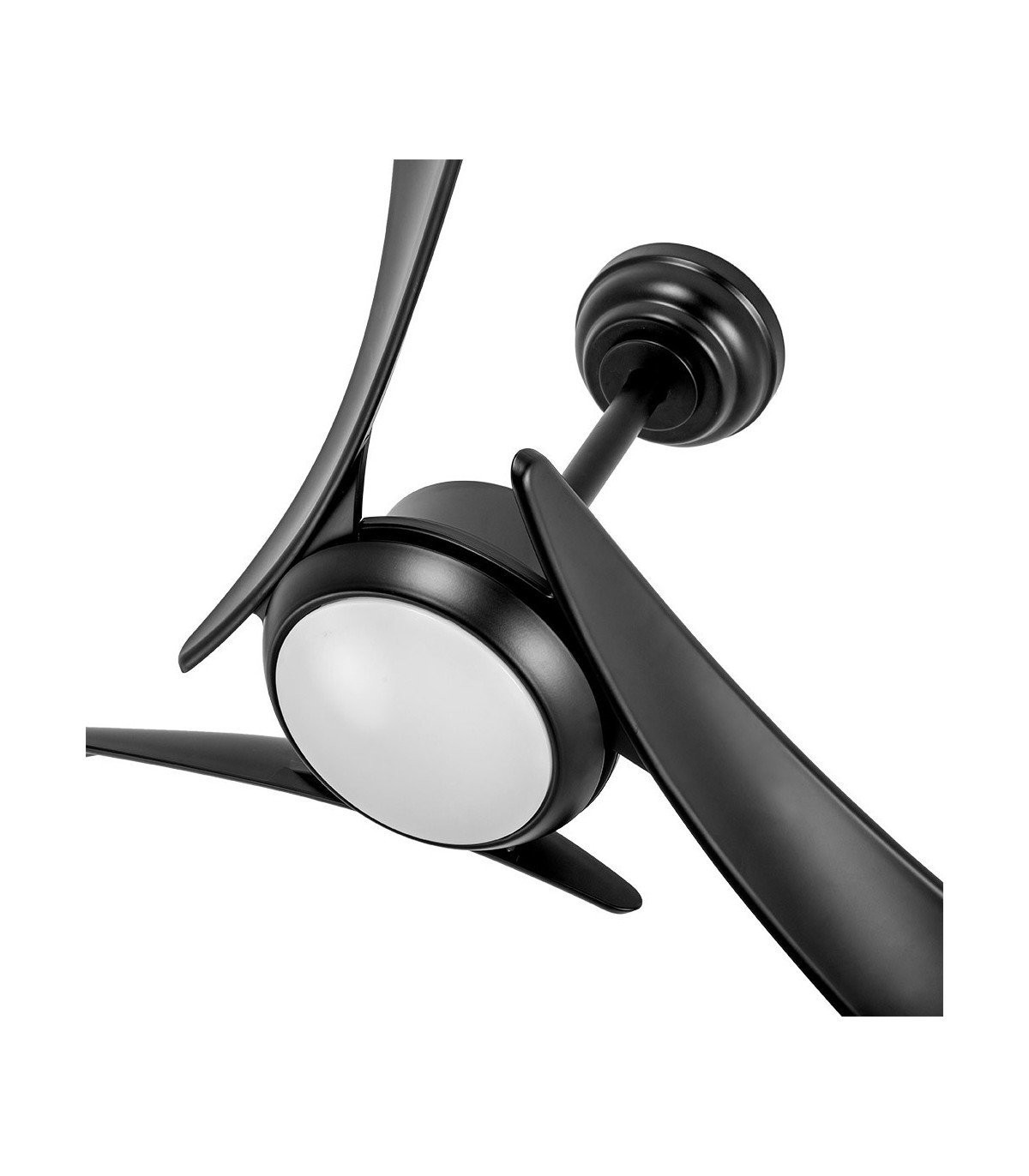 Ventilador de Techo TARENTO DC Negro 24W 2424Lm 3 Aspas Negro CCT
