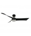 Ventilador de Techo TEMPEL DC Negro/Cuero 26W 2950Lm 3 Aspas CCT