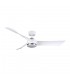 Ventilador de Techo TEMPEL DC Blanco/Níquel 26W 2950Lm 3 Aspas CCT