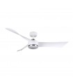 Ventilador de Techo TEMPEL DC Blanco/Níquel 26W 2950Lm 3 Aspas CCT
