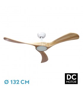 Ventilador Castelo Blanco DC 18W 2250Lm 3 Aspas Haya CCT