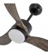Ventilador de Techo BEMBEZAR Negro DC 24W 2424Lm 3 Aspas Roble CCT