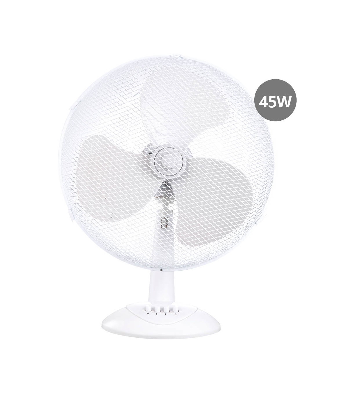 Ventilador De Sobremesa Lindi 45W 43cm Blanco