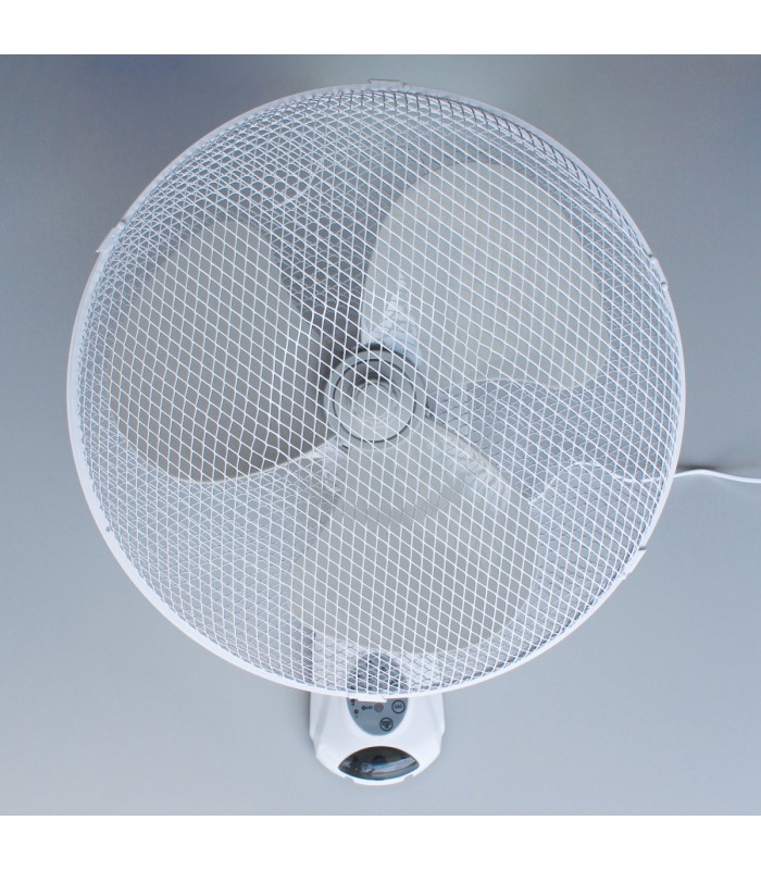 Ventilador De Pared Sautar 45W 43cm Blanco + Mando