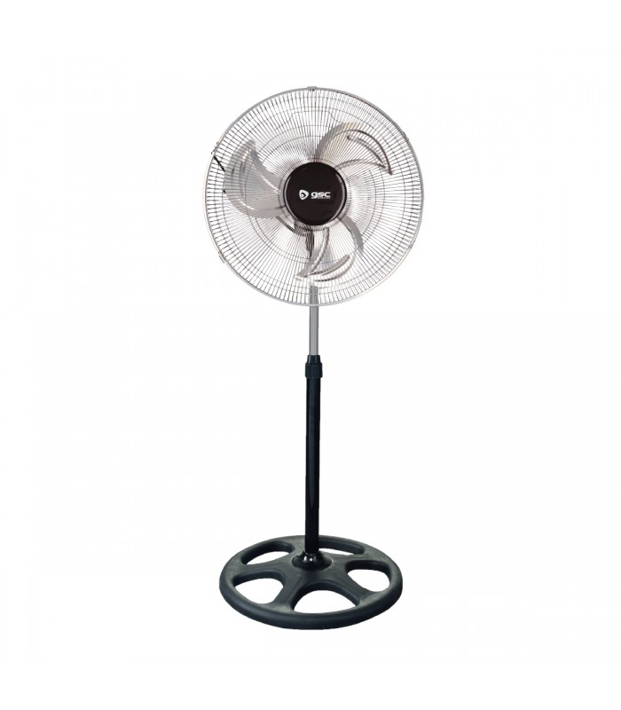 Ventilador De Pie Metálico Sandi 70W 50cm Negro/Cromo
