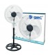 Ventilador De Pie Metálico Sandi 70W 50cm Negro/Cromo