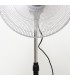 Ventilador De Pie Metálico Sandi 70W 50cm Negro/Cromo