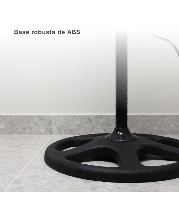 Ventilador De Pie Metálico Sandi 70W 50cm Negro/Cromo