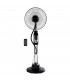 Ventilador Vaporizador De Pie Hukam 70W 40cm Negro + Mando